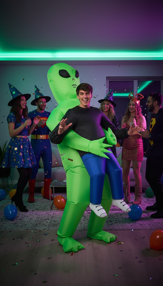 Nuevo Disfraz Inflable Extraterrestre
