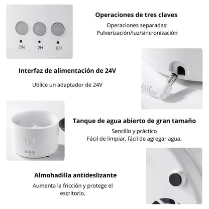 Humidificador Difusor Volcán