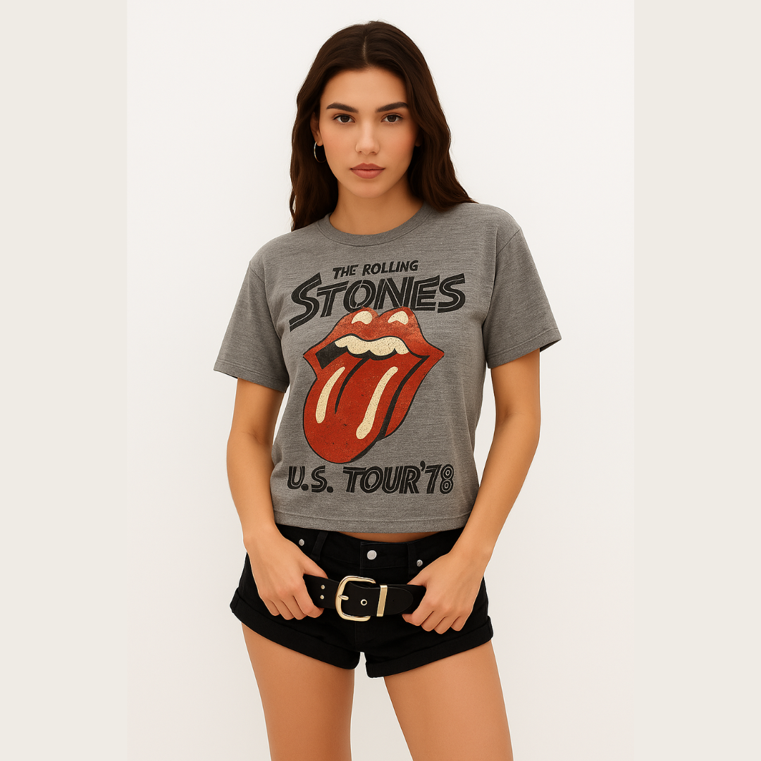 Camiseta Rolling Stones Tour 78